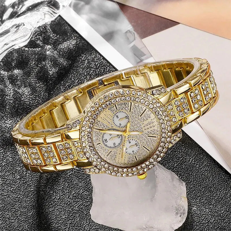 Quartz Gold Luxury Set For Women