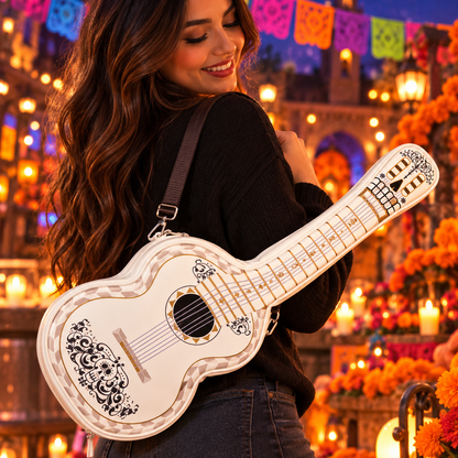 Disney Pixar Coco Guitar-Shaped Shoulder Bag – 2026 🎸💀