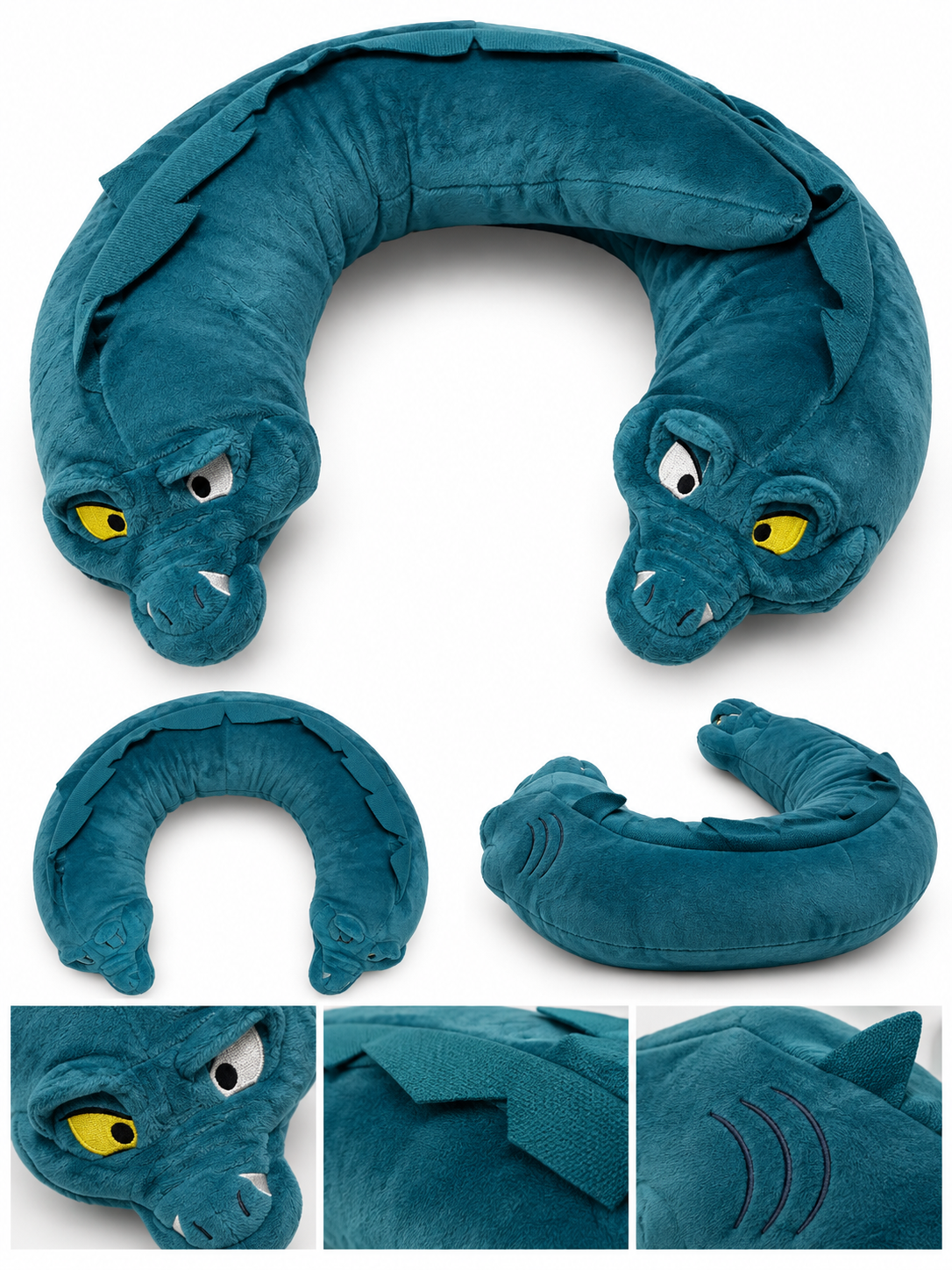 Double-Headed Dragon Plush Travel Neck Pillow 🐉