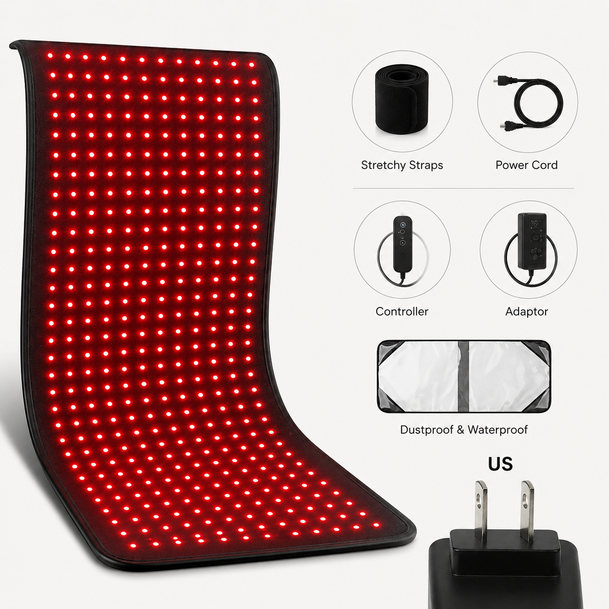 Red Light Therapy Heating Pad