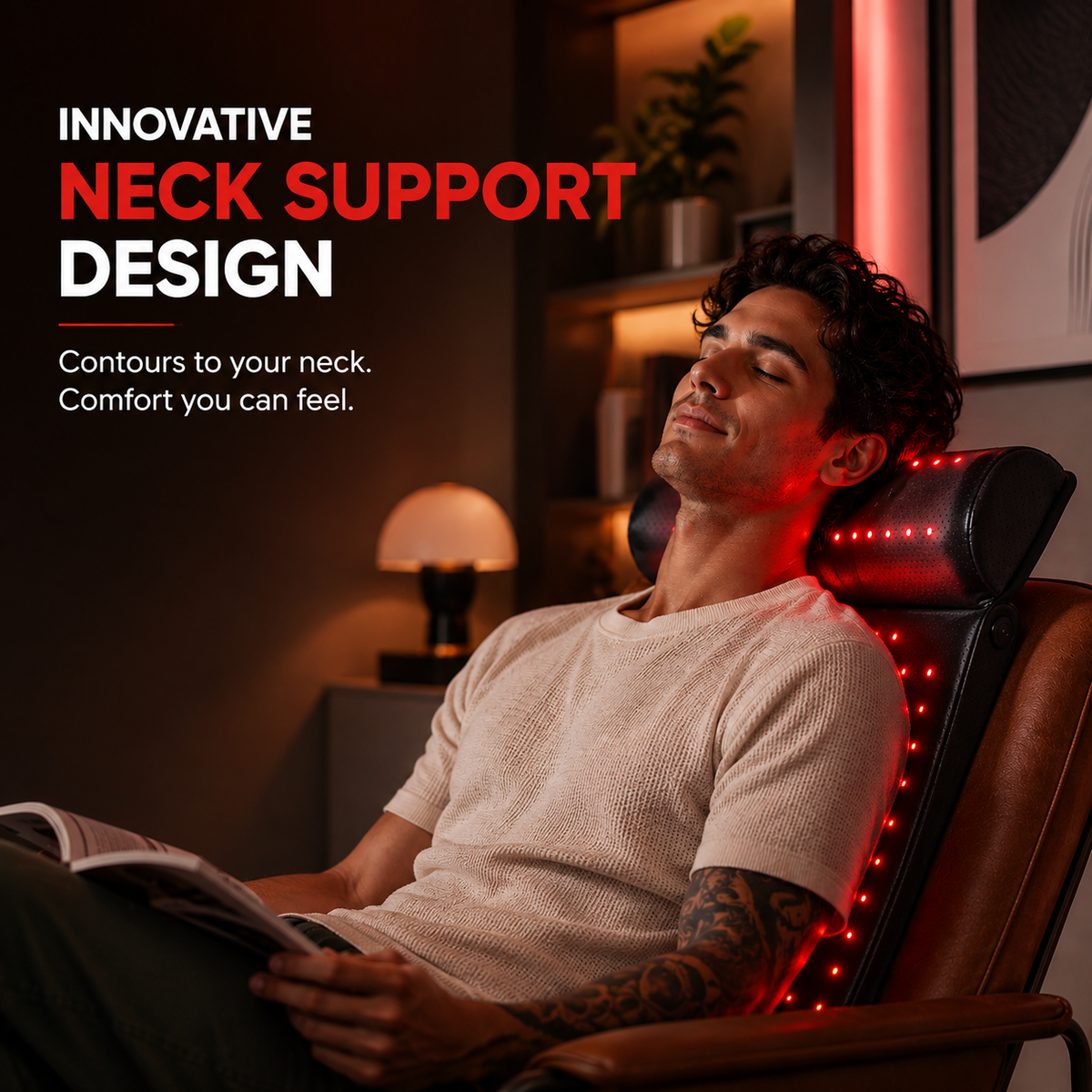Red Light Therapy Massager Mat