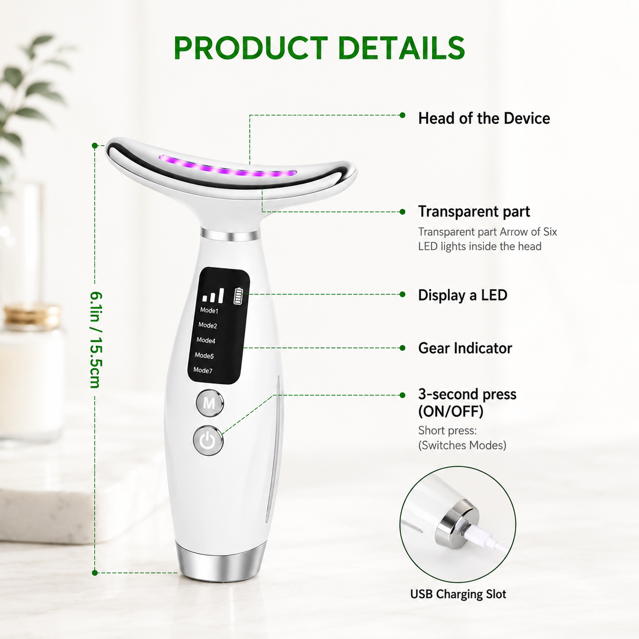ReviveGlow Facial Massager
