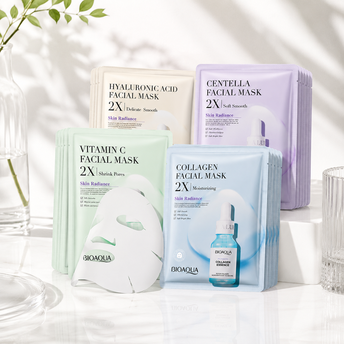 20-Pack Moisturizing Sheet Masks