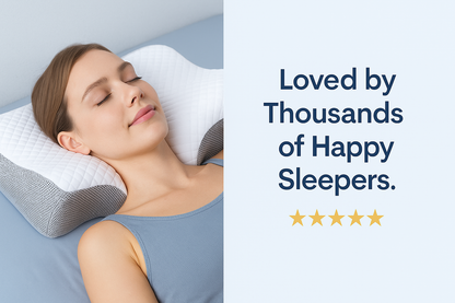 2 in 1 Ergonomic Contour Orthopedic Pillow