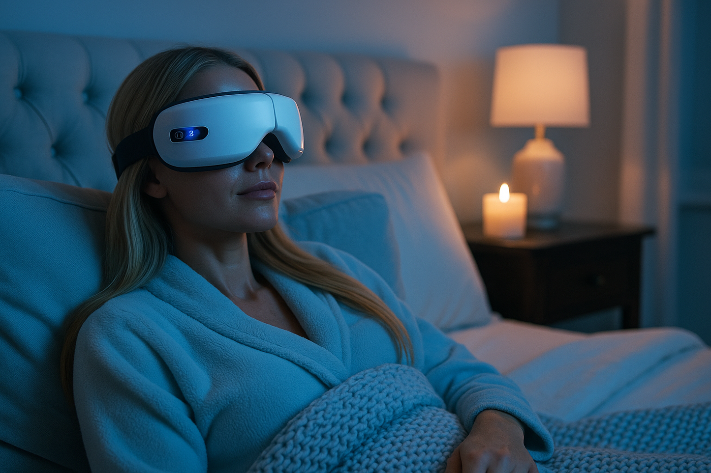 Portable Eye Massager with Heat & Vibration (Bluetooth Music)
