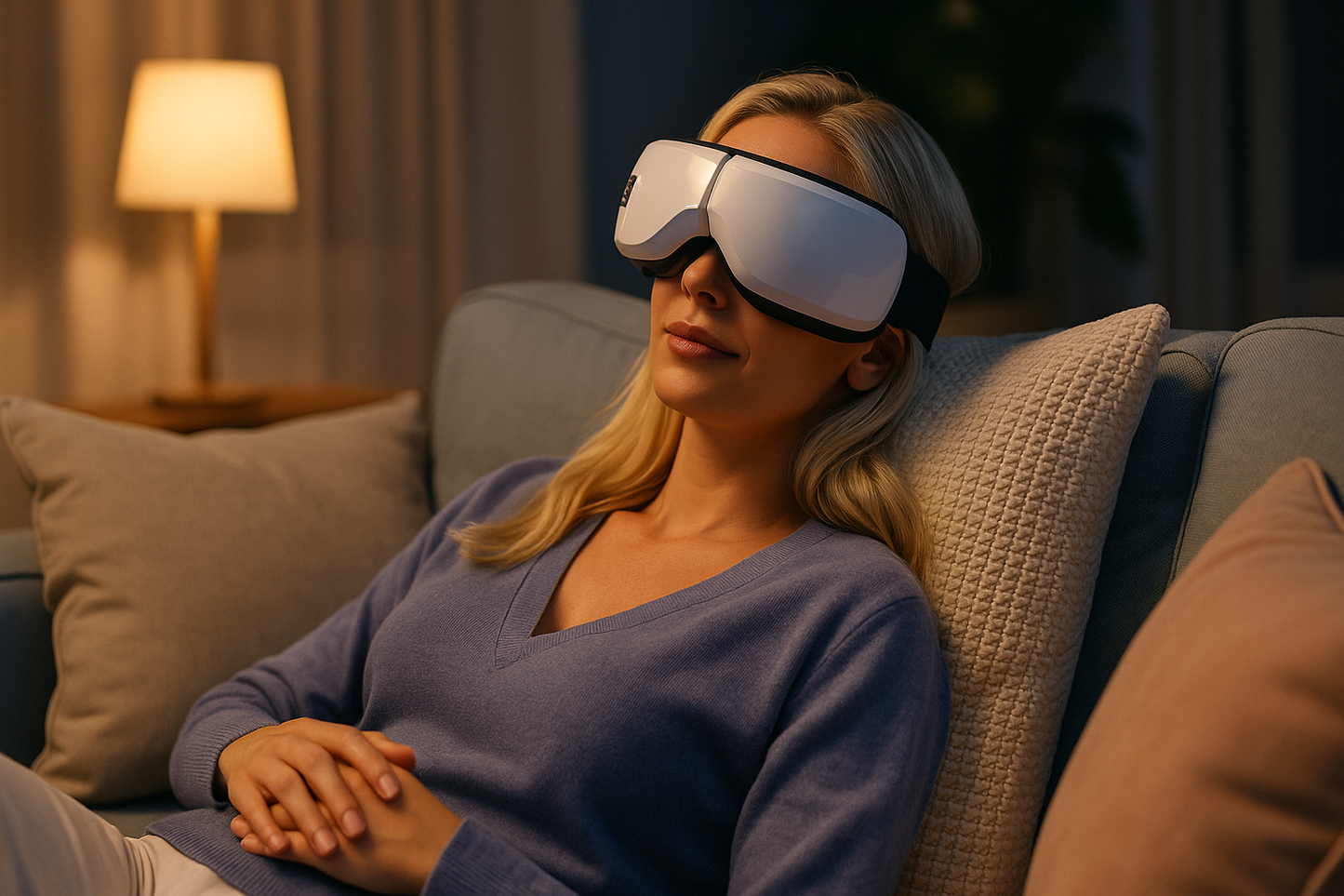 Portable Eye Massager with Heat & Vibration (Bluetooth Music)