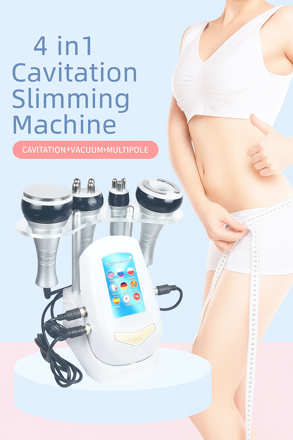 4-in-1 RF Cavitation Slimming Machine