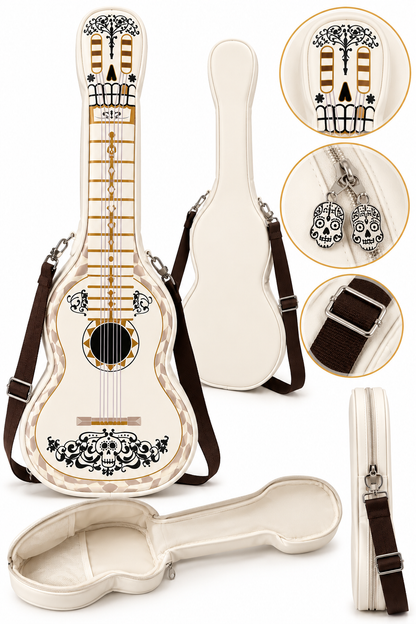 Disney Pixar Coco Guitar-Shaped Shoulder Bag – 2026 🎸💀