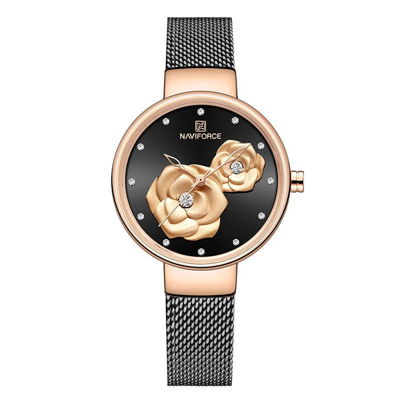 NAVIFORCE Women Watch Top Luxury Brand Steel