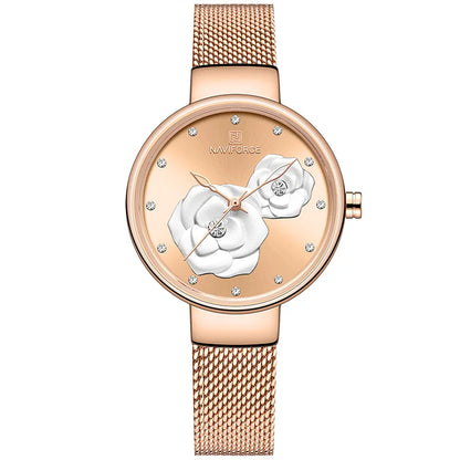 NAVIFORCE Women Watch Top Luxury Brand Steel