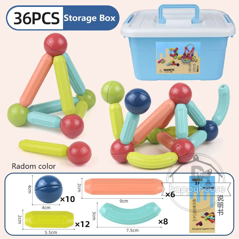 Magnetic Constructor Blocks Set Toys for Kids