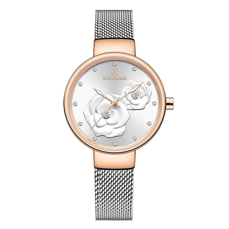 NAVIFORCE Women Watch Top Luxury Brand Steel