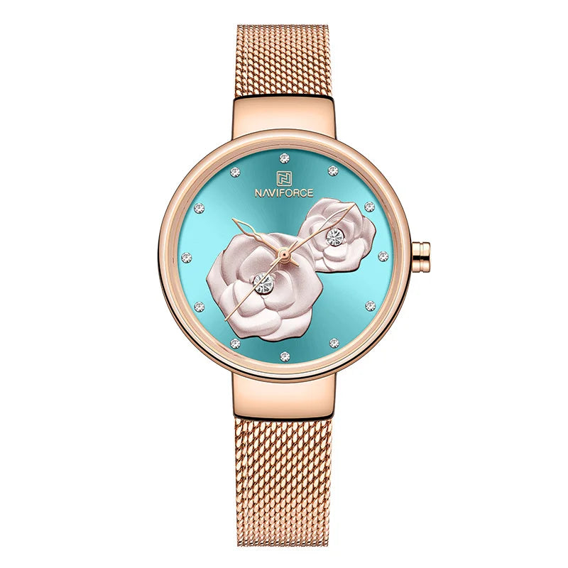 NAVIFORCE Women Watch Top Luxury Brand Steel