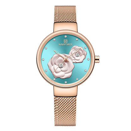 NAVIFORCE Women Watch Top Luxury Brand Steel