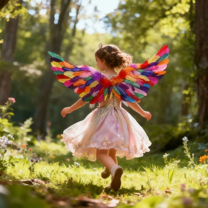 New Princess Angel Wing Fairy Wings Dress UP Elastic Straps Butterfly Wings DIY Props Elf Cosplay Wing for Women Girls