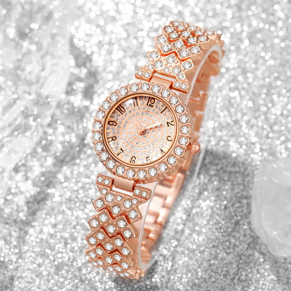 5pcs Luxury Rhinestone Elegant For Women