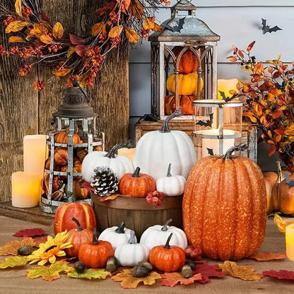 7-Piece Decorative Pumpkin Set 🎃