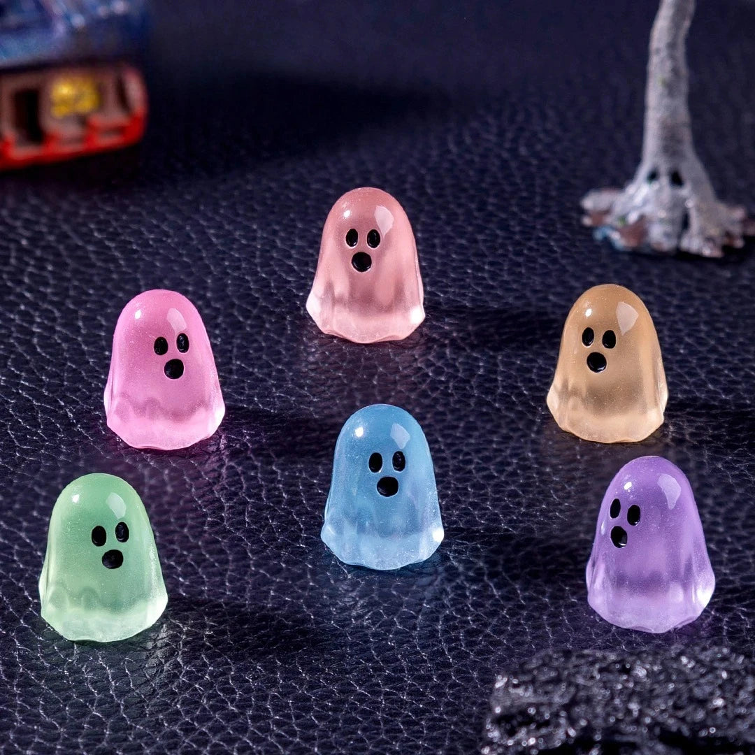 Glow-in-the-Dark Mini Ghost Figures 👻