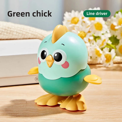 New Children's Moving Cartoon Jumping Little Yellow Chicken