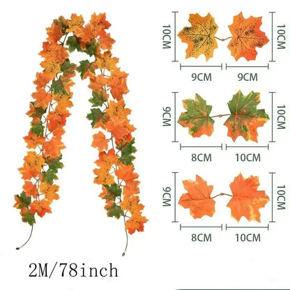 Autumn Artificial Maple Leaf