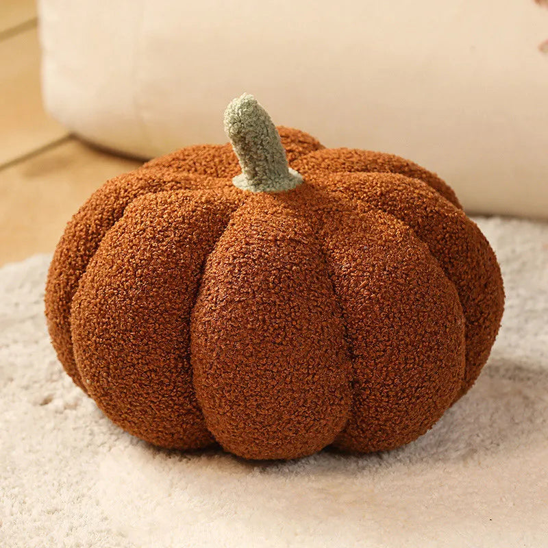 Cute Plush Pumpkin Throw Pillow