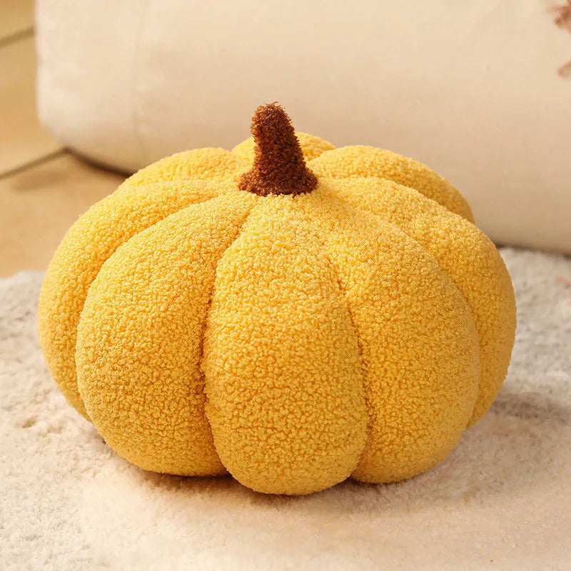 Cute Plush Pumpkin Throw Pillow