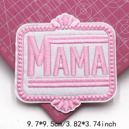 1PC Christmas Patches Iron on Patches For Clothing Chenille Embroidered Patch DIY Applique Patches With Gold Edge Patch