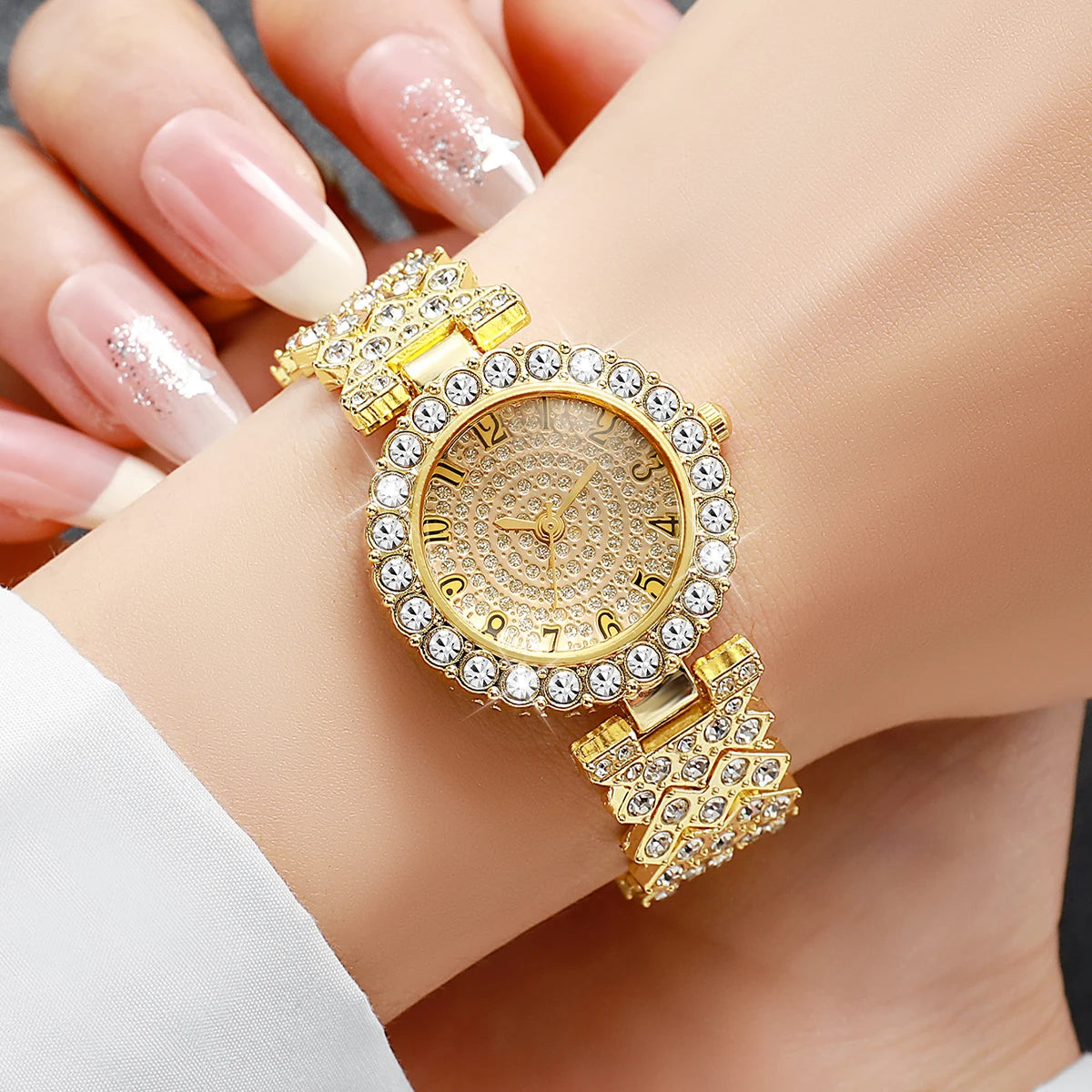 5pcs Luxury Rhinestone Elegant For Women