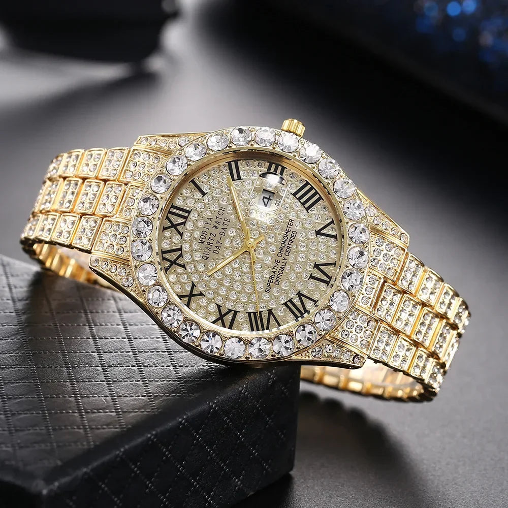 Hot Sale Diamond Bling Watch For Men