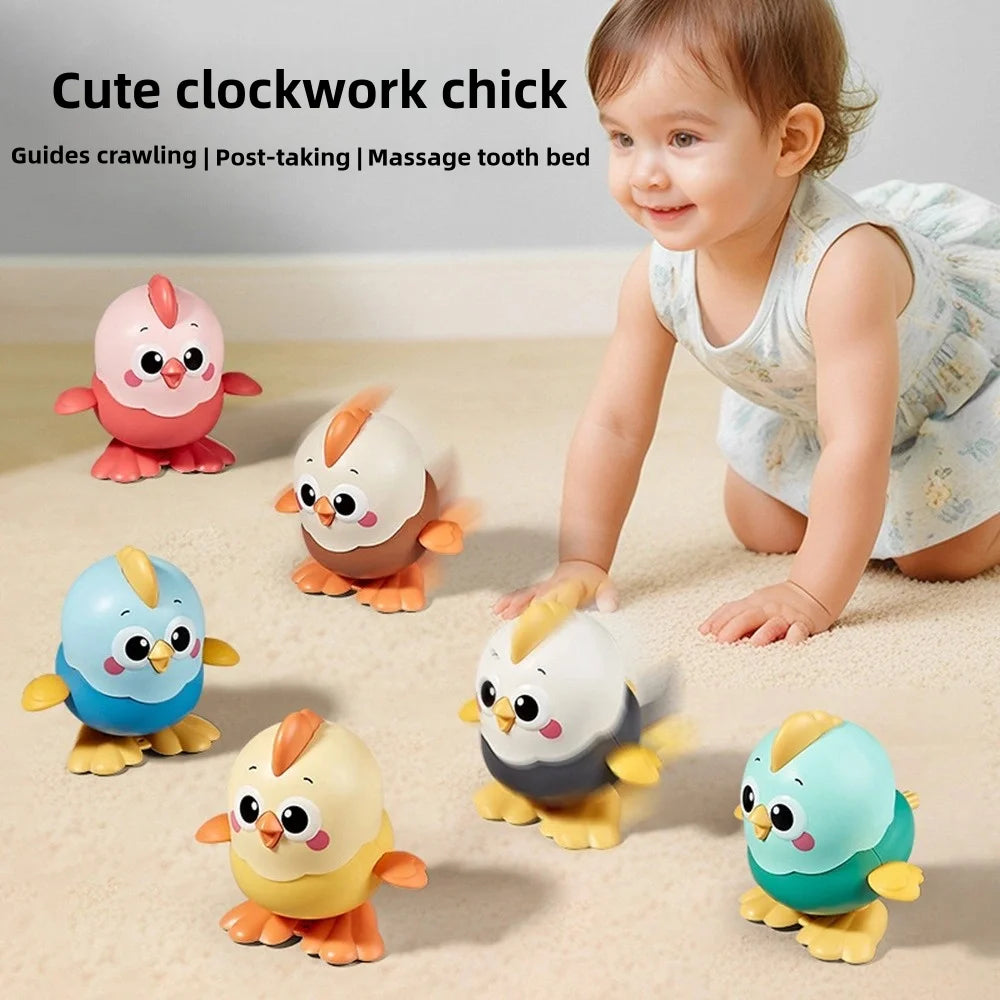 New Children's Moving Cartoon Jumping Little Yellow Chicken