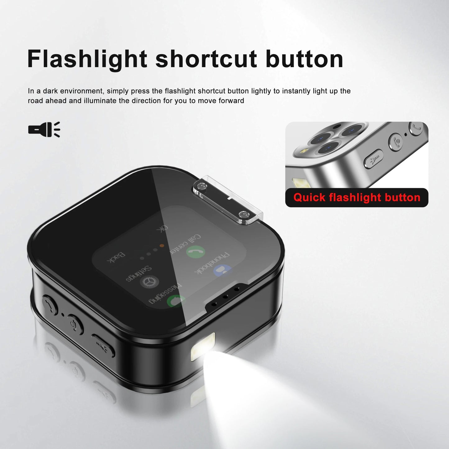 SERVO i19 Rotate Small Box Touch Mobile Phone