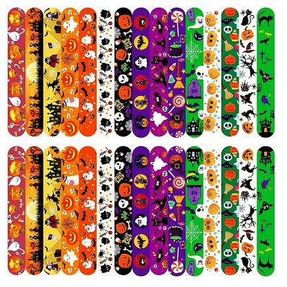 20/50Pcs Halloween Christmas Pattern Wristband Decoration Toys Kids Birthday Party Gifts Pinata Filler New Year's Party Favors