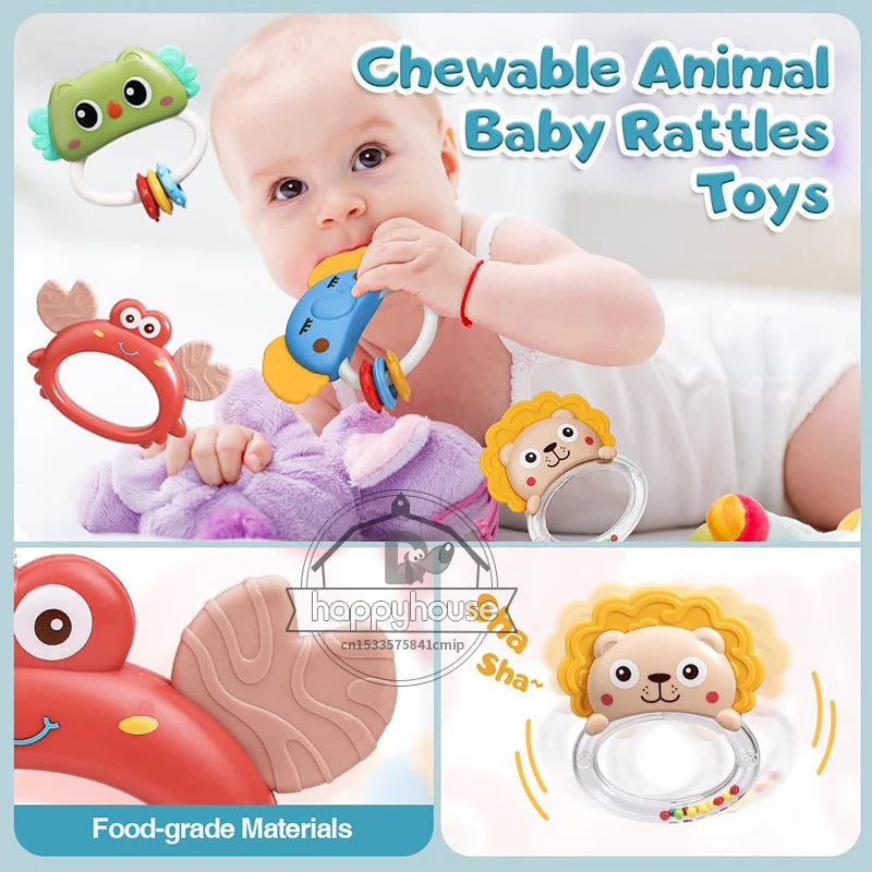 Musical Baby Crib Mobile with Lights Music Projection for Infants 0-6 Months