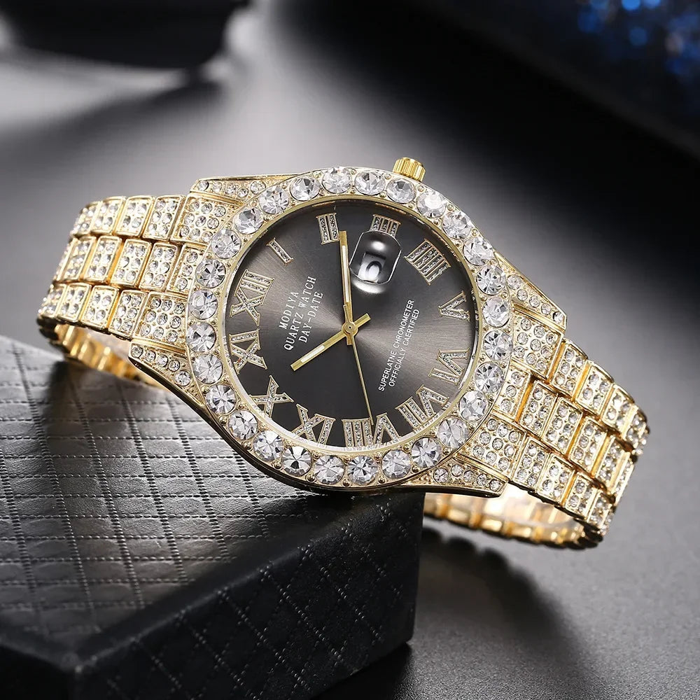 Hot Sale Diamond Bling Watch For Men