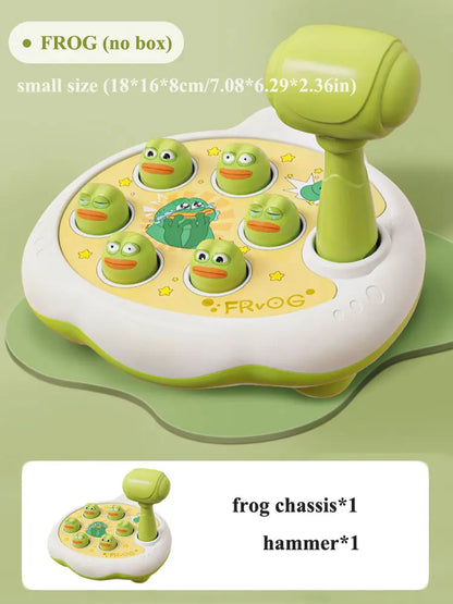 Duck/Frog/Pig Baby Toy Montessori Learning Game Educational Puzzle Gift