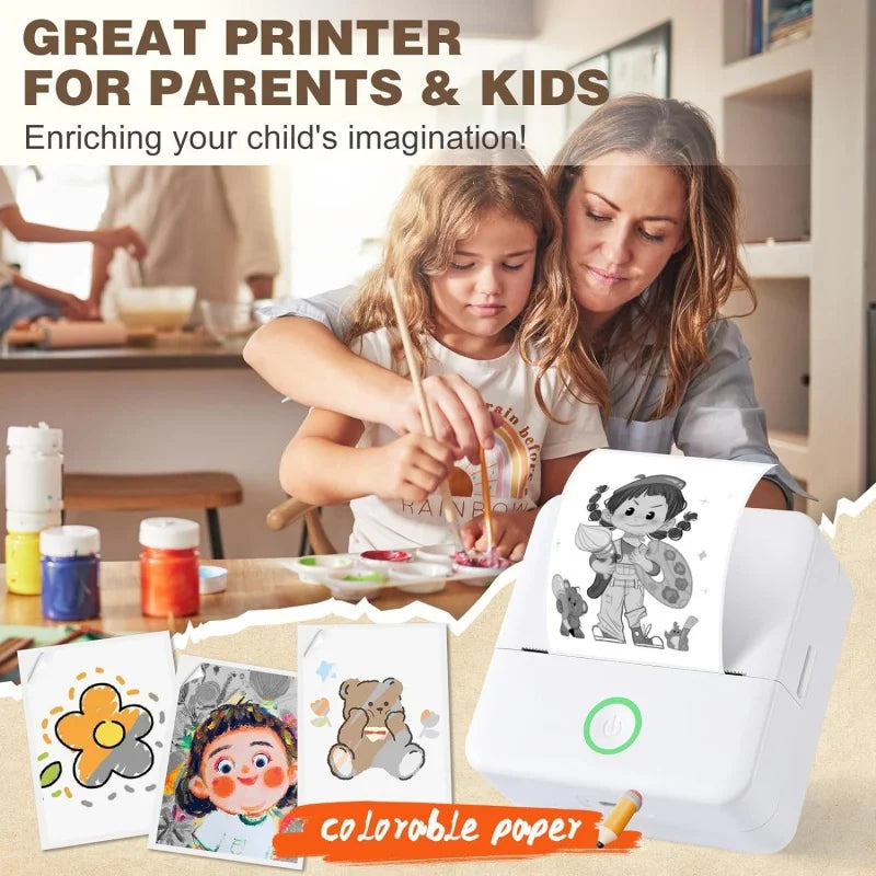 X6 mini HD Bluetooth portable Printer