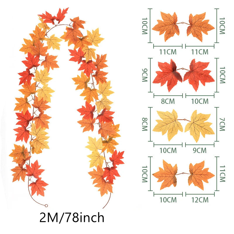 Autumn Artificial Maple Leaf