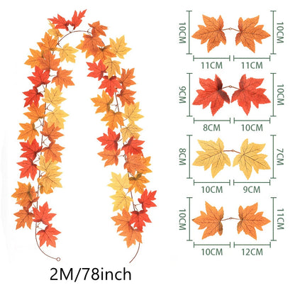 Autumn Artificial Maple Leaf