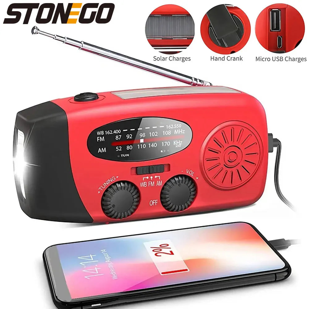 STONEGO Multifunctional FM Radio Outdoor Emergency Generator