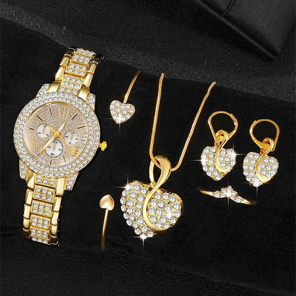 Quartz Gold Luxury Set For Women