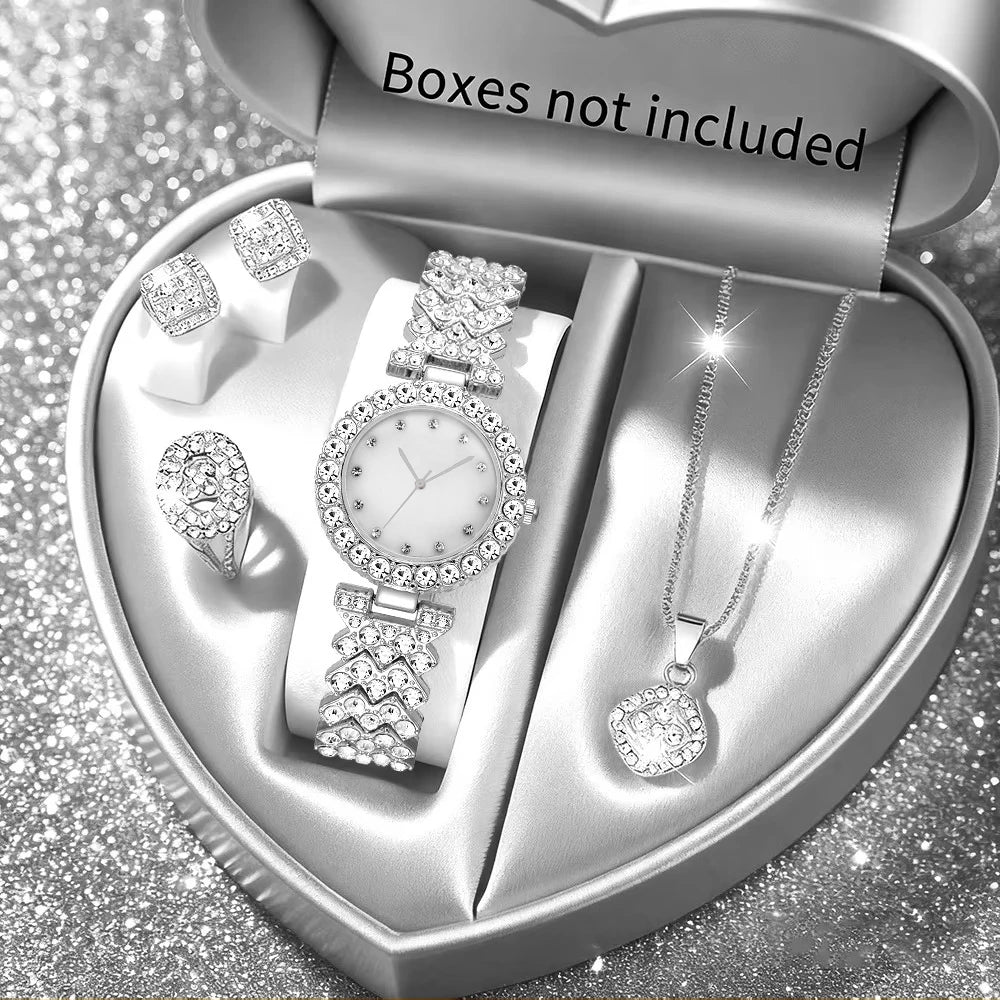5pcs Luxury Rhinestone Elegant For Women
