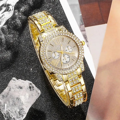 Quartz Gold Luxury Set For Women
