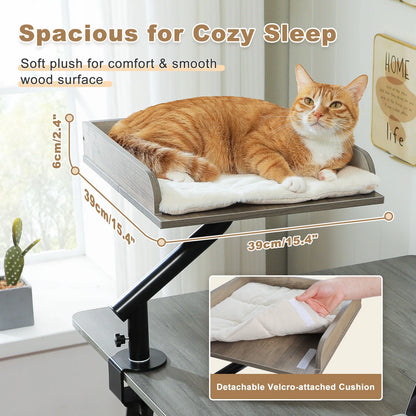 360° Rotatable Cat Bed Stand for