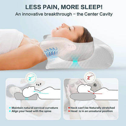 2 in 1 Ergonomic Contour Orthopedic Pillow