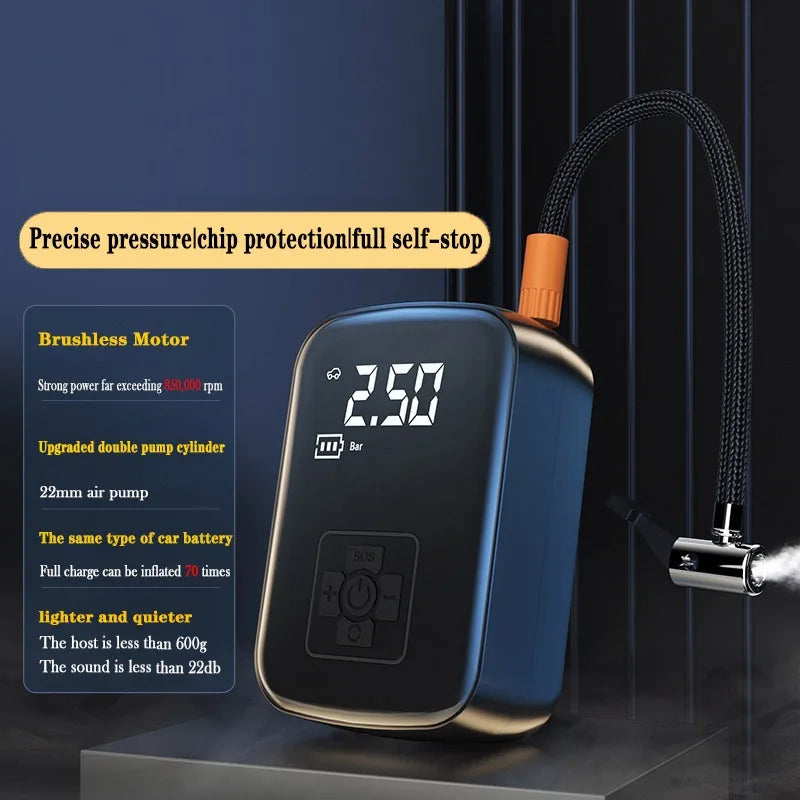 150PSI Wired/Wireless Electric Tire Inflator Pump