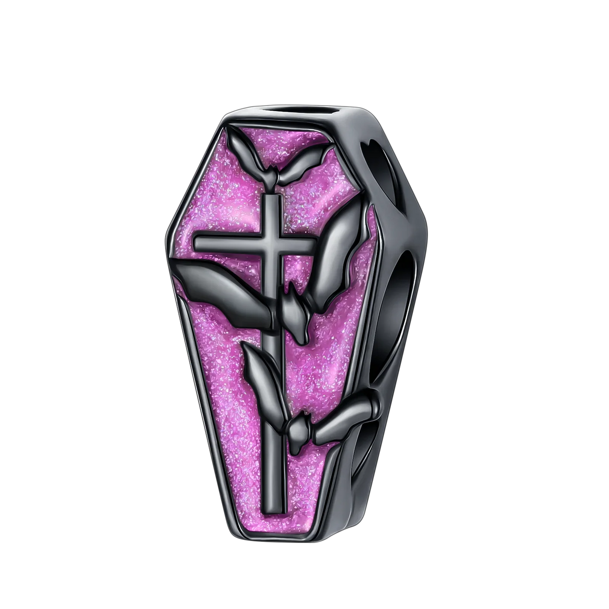 Original Charms Bead 925 Sterling Silver Horror Nun Grim Reaper Poison Apple Halloween Pendants Fit Bracelet DIY Jewelry Marking