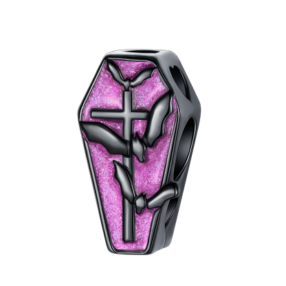 Original Charms Bead 925 Sterling Silver Horror Nun Grim Reaper Poison Apple Halloween Pendants Fit Bracelet DIY Jewelry Marking