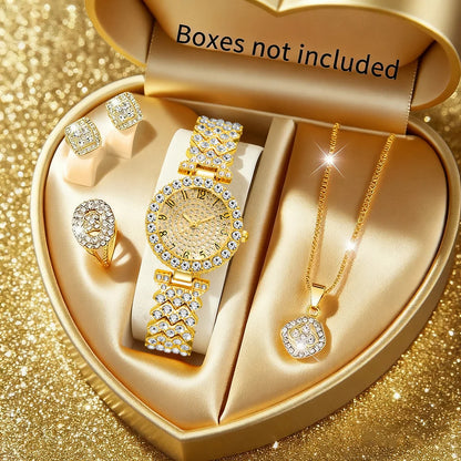 5pcs Luxury Rhinestone Elegant For Women