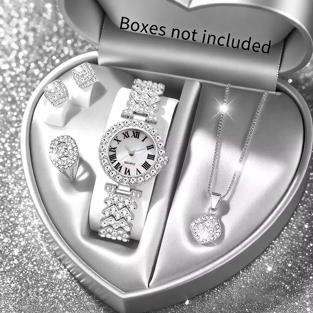 5pcs Luxury Rhinestone Elegant For Women