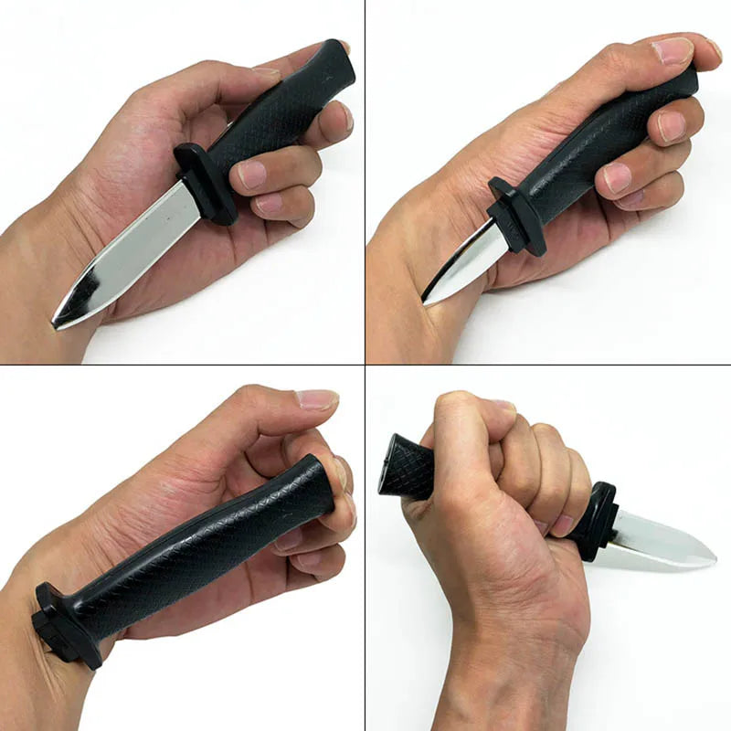 Halloween Decorations Plastic Retractable Knife Halloween Party Children's Fun Props Birthday Halloween Gift Fake